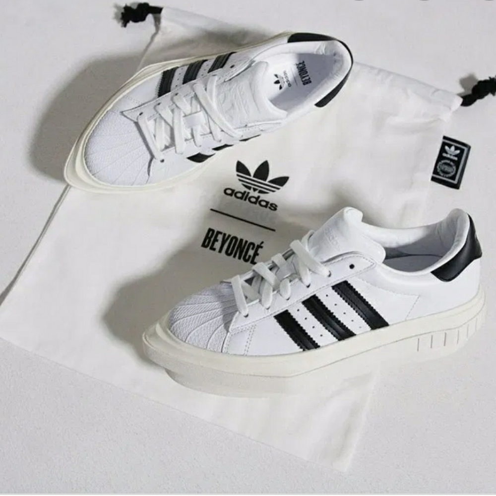 Adidas Beyoncé Superstar Platform Sneakers